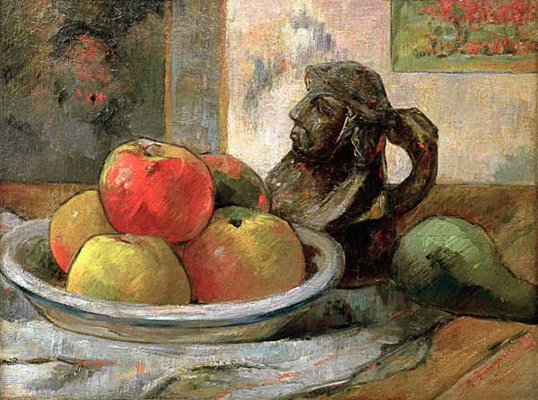 Still life with apples... od Paul Gauguin