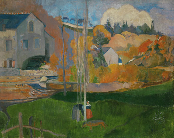Brittany Landscape: the David Mill od Paul Gauguin