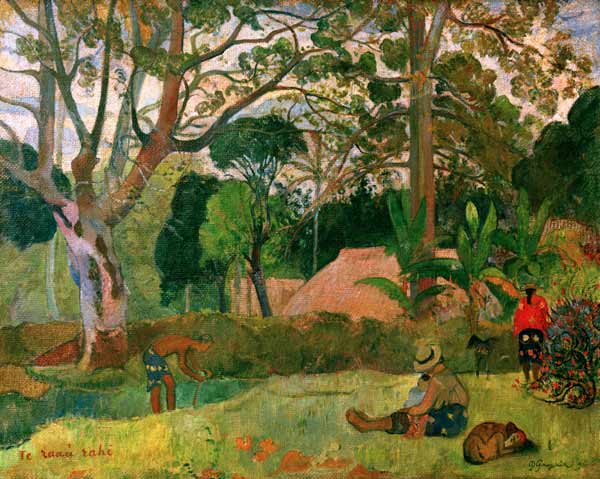 Te raau rahi (Der große Baum) od Paul Gauguin