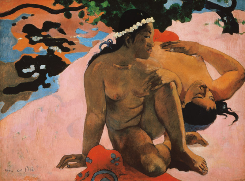 Aha oe Feii? (Are You Jealous?) od Paul Gauguin