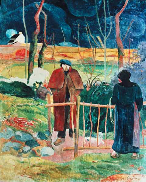 Bonjour, Monsieur Gauguin, 1889 (oil on canvas) od Paul Gauguin
