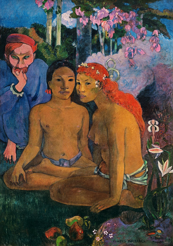 Devoid of destitute of Contes, exotic say od Paul Gauguin