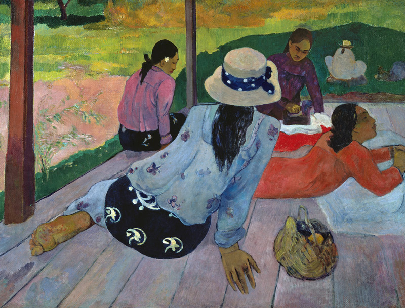 La Sieste od Paul Gauguin