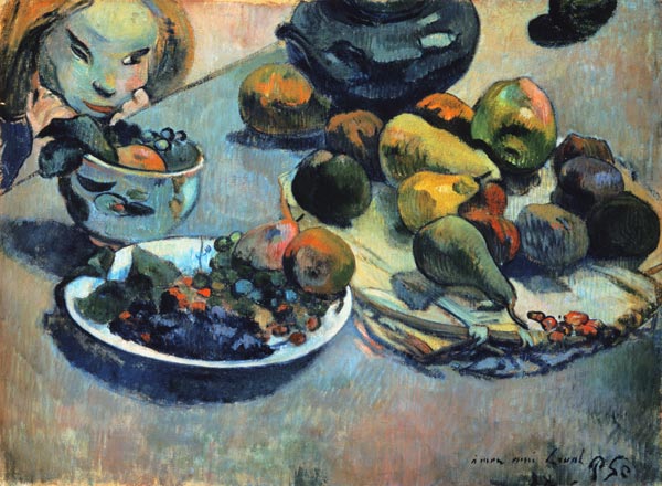 Fruit still life od Paul Gauguin