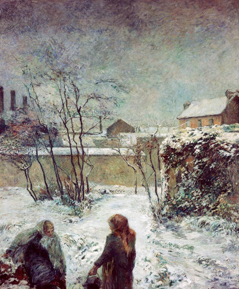 Rue Carcel in winter od Paul Gauguin
