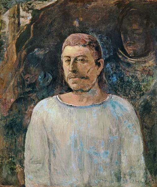 Self portrait, close to Golgotha od Paul Gauguin