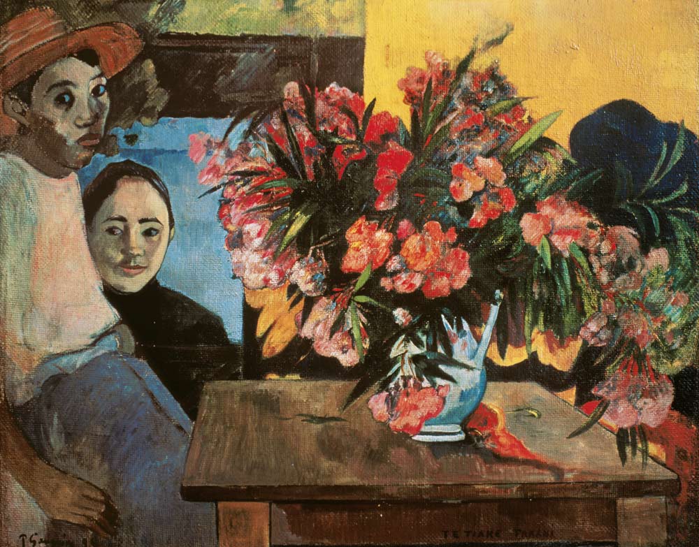 TE TIAKE FARANI (the French bouquet of flowers) od Paul Gauguin