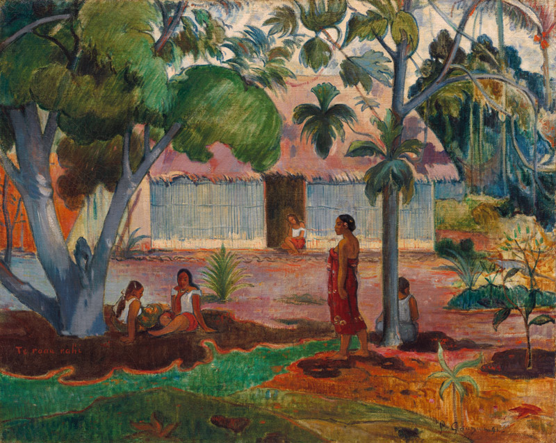 (the big tree Te Ra ' au Rahi) od Paul Gauguin