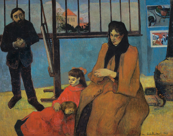 The Schuffenecker Family, or Schuffenecker's Studio od Paul Gauguin