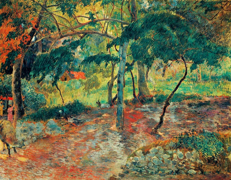 Tropical Landsape od Paul Gauguin