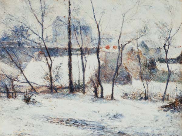 Winter Landscape od Paul Gauguin