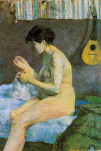 Act study or sewing Suzanne od Paul Gauguin