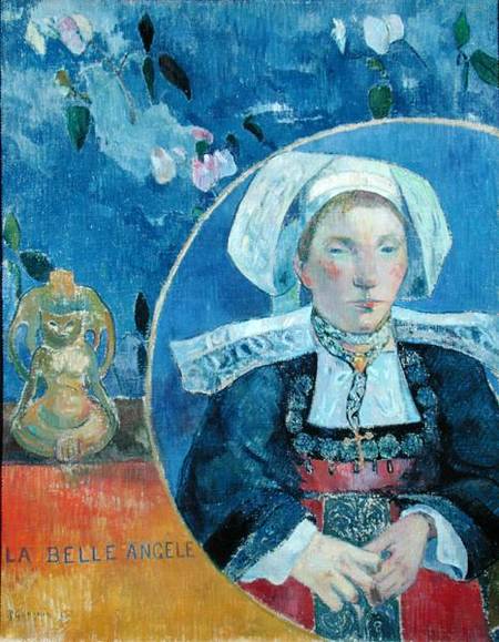 The Beautiful Angel (Madame Angele Satre, the Innkeeper at Pont-Aven) od Paul Gauguin