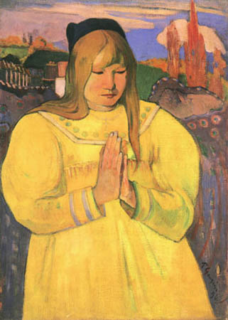 Praying Breton od Paul Gauguin