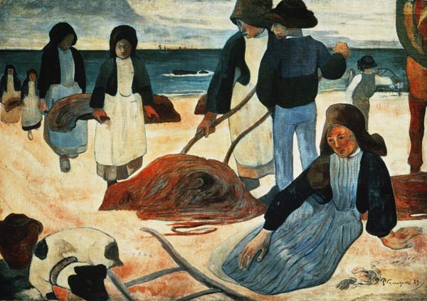 Breton Seaweed Collector od Paul Gauguin