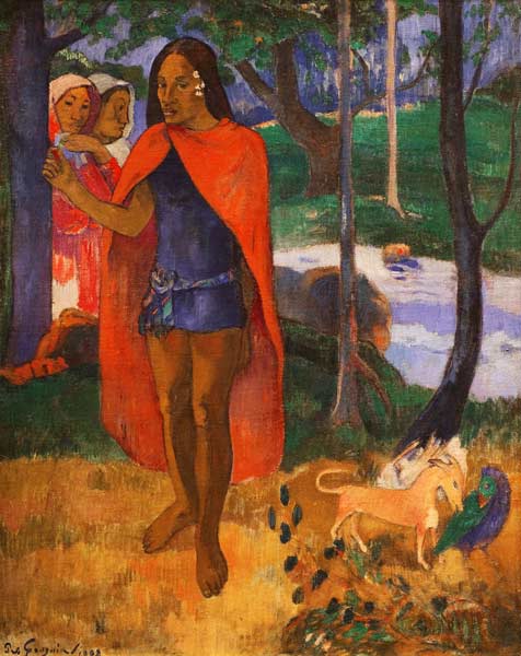 The magician of Hivaoa od Paul Gauguin