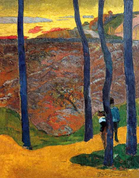 The blue trees od Paul Gauguin