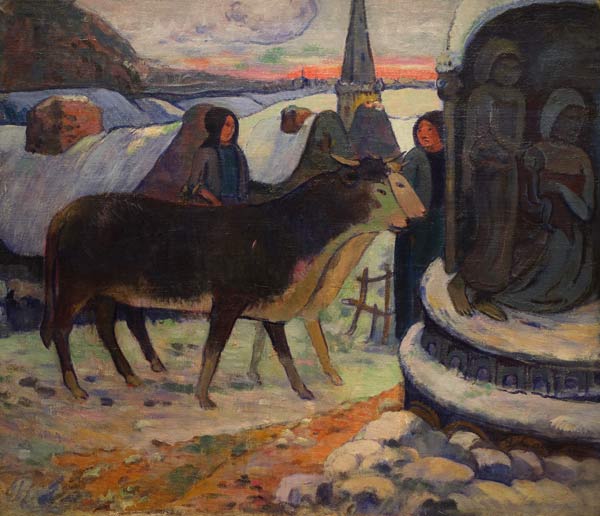 Christmas Night (The Blessing of the Oxen) od Paul Gauguin