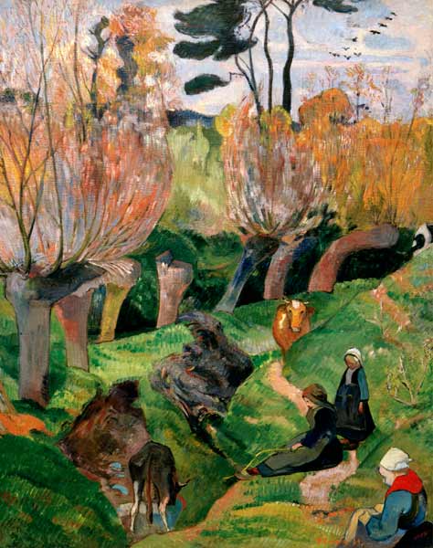 Les Saules od Paul Gauguin