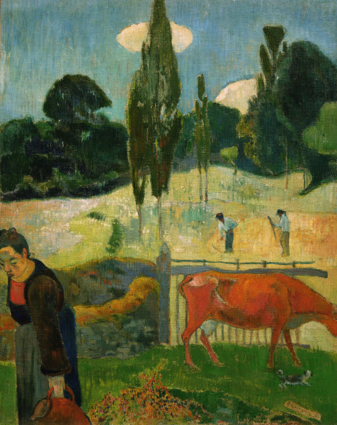 The red cow od Paul Gauguin