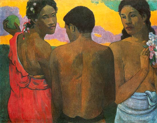 Native on Tahiti od Paul Gauguin