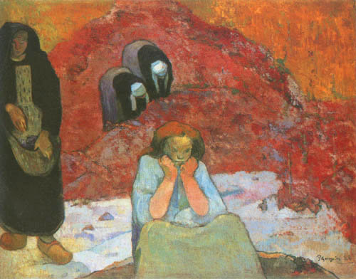 Reap misery in Arles or human od Paul Gauguin