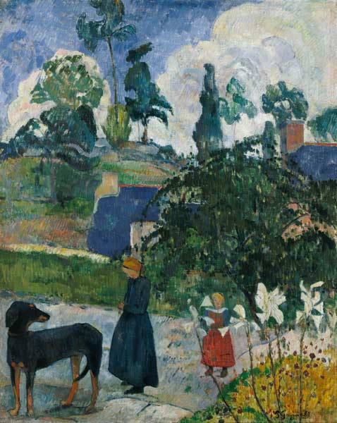 In the lilies od Paul Gauguin