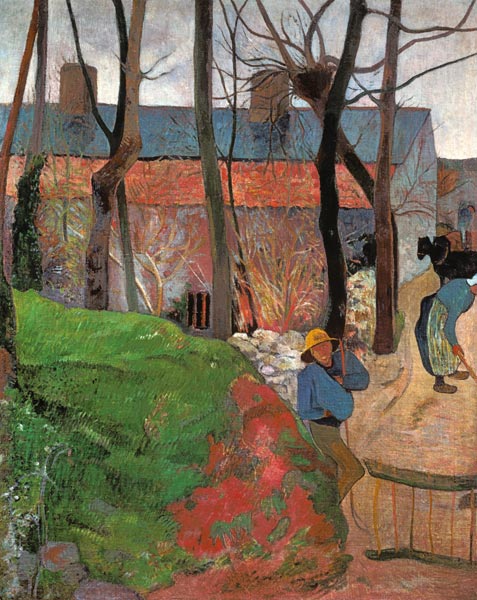 Cottage at Le Pouldu od Paul Gauguin