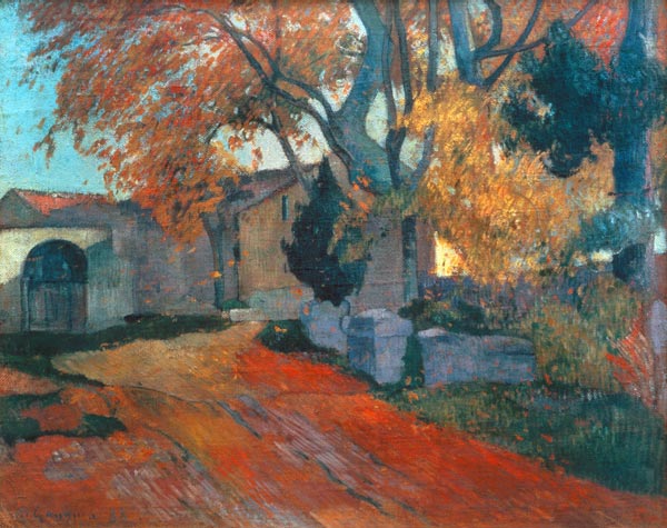 The Alyscamps in Arles. od Paul Gauguin