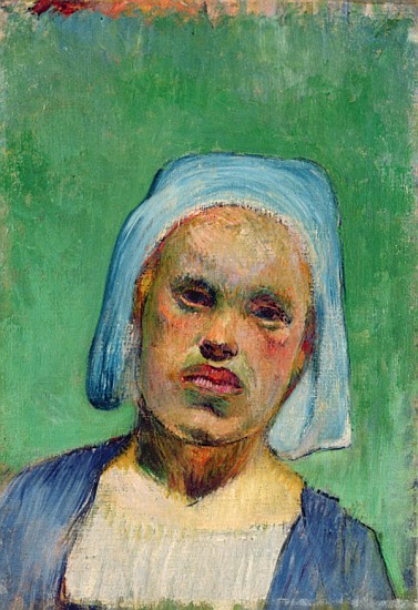 Head of a Breton od Paul Gauguin