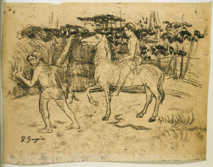 Return from the Hunt od Paul Gauguin