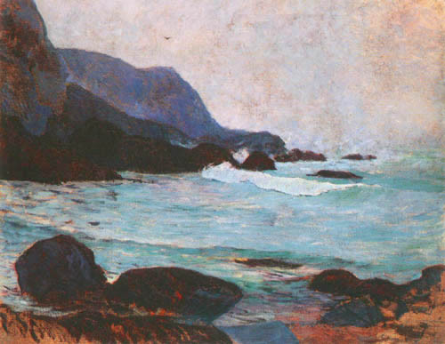 The coast of Bellangenay od Paul Gauguin