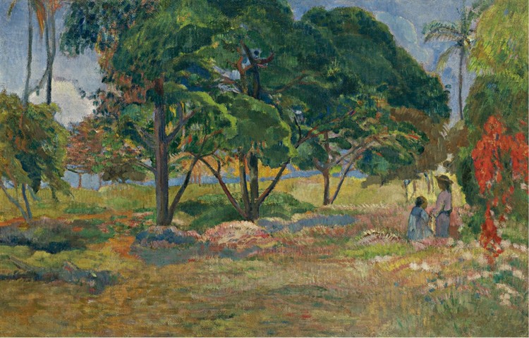 Landscape with Three Trees od Paul Gauguin