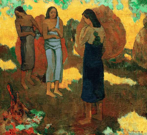 Girl from Tahiti. od Paul Gauguin