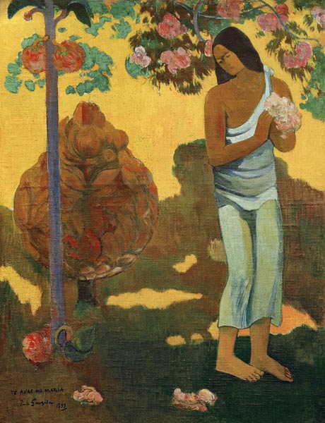 Te Avae no Maria od Paul Gauguin