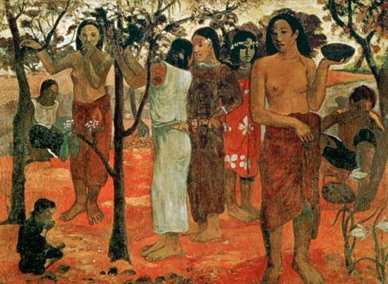 Nave Nave Mahana (Delightful Days) od Paul Gauguin