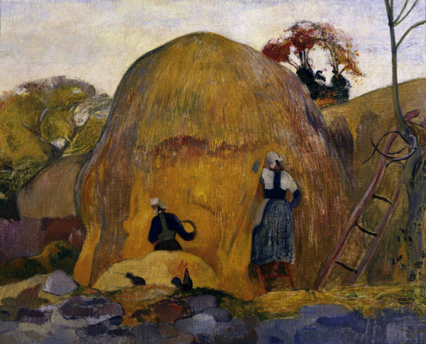 P.Gauguin / Les meules jaunes / 1889 od Paul Gauguin