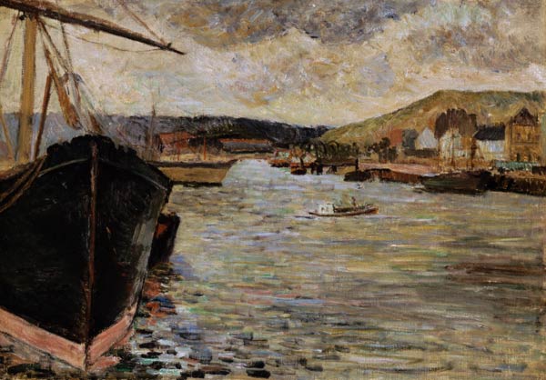 Port at Rouen od Paul Gauguin