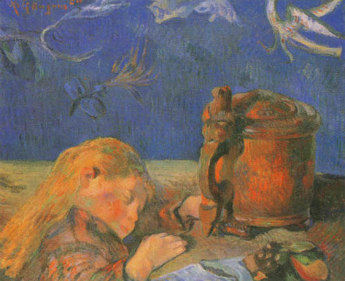 Sleeping child od Paul Gauguin