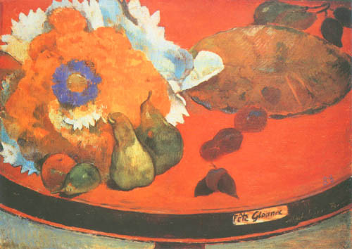 Still life Fête Gloanec od Paul Gauguin