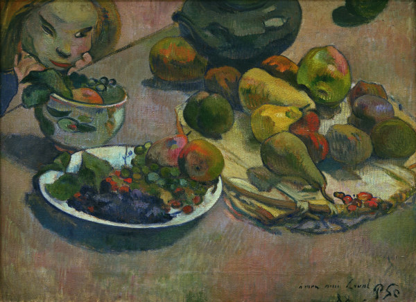 Still-life with fruit od Paul Gauguin