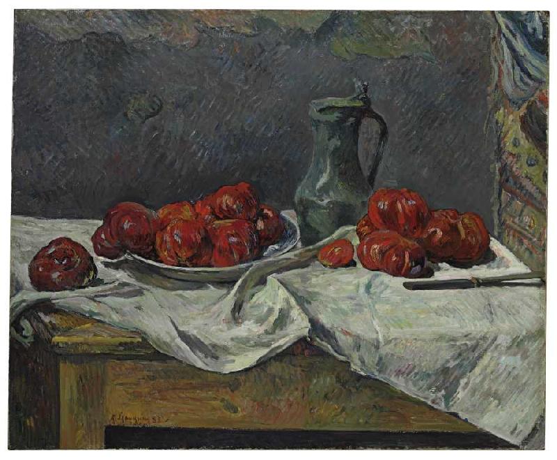 Stillleben mit Tomaten (Nature morte aux tomates) od Paul Gauguin