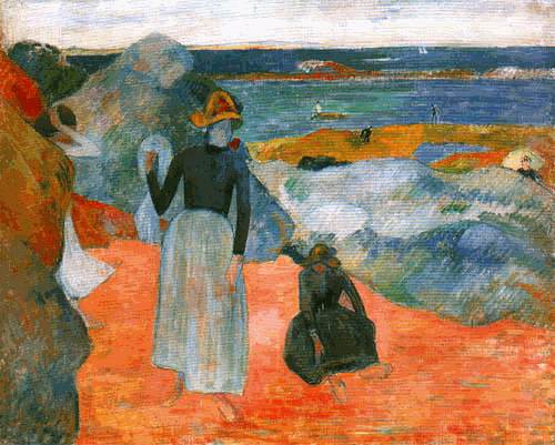 On the beach od Paul Gauguin
