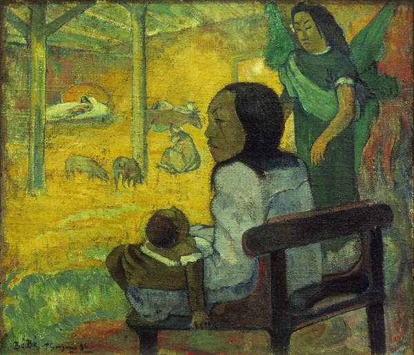 Tahitian Christmas od Paul Gauguin