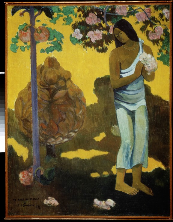 Te Avae No Maria (The Month of Mary) od Paul Gauguin