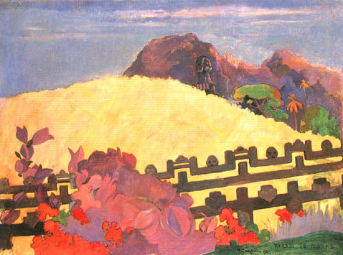 The temple (Parahi te Marae) is there od Paul Gauguin