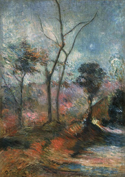 Wintry landscape. od Paul Gauguin