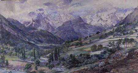 An Alpine View od Paul Jacob Naftel