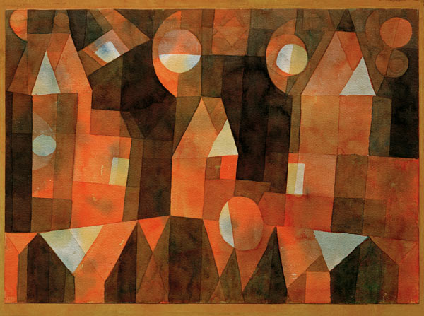 Haeuser an der Bruecke (Drei Haeuser an od Paul Klee