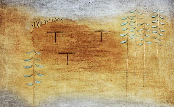 Ort der Verabredung, 1932, (Qu 18). od Paul Klee